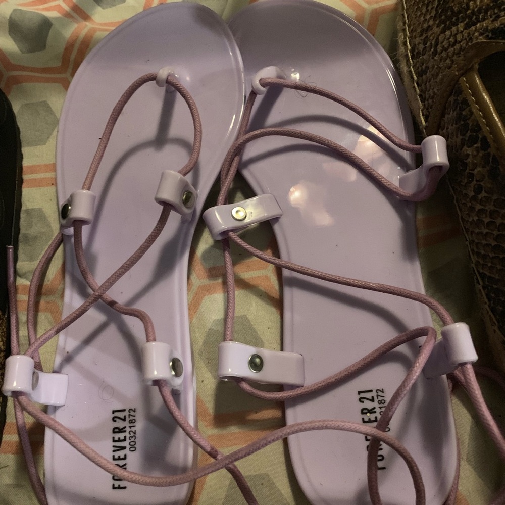 Forever 21 purple sandals